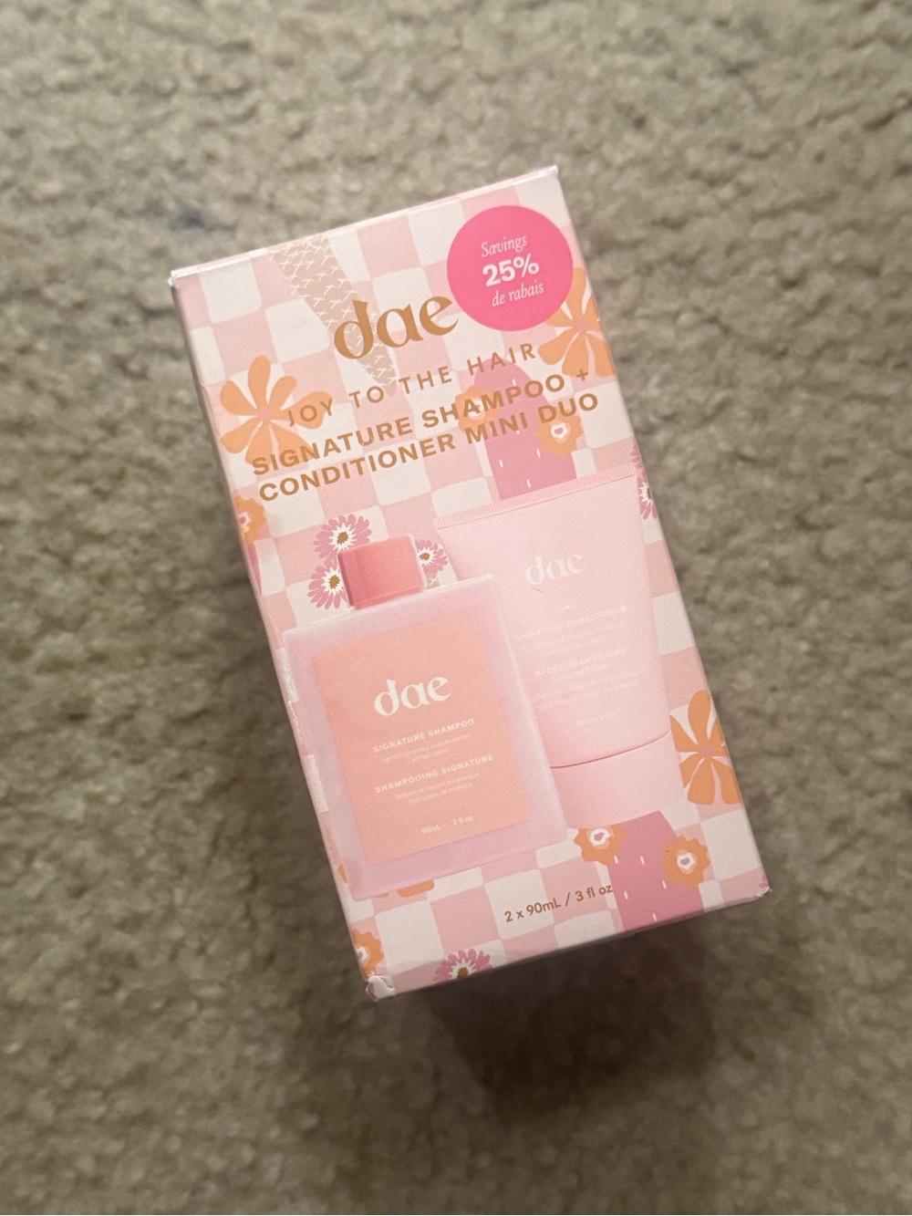 DAE Hair Travel Shampoo & Conditioner Set